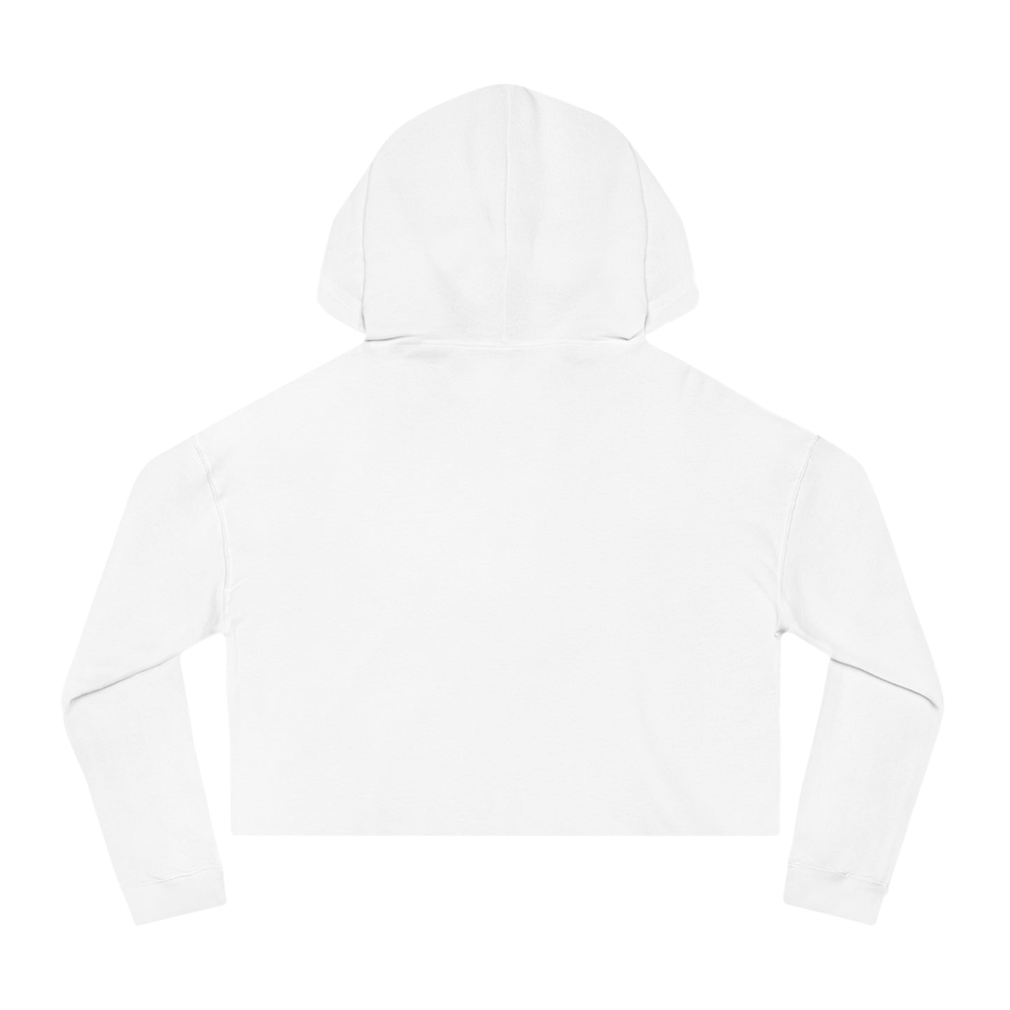 Whitney's Face Card Never Declined Cropped Hoodie