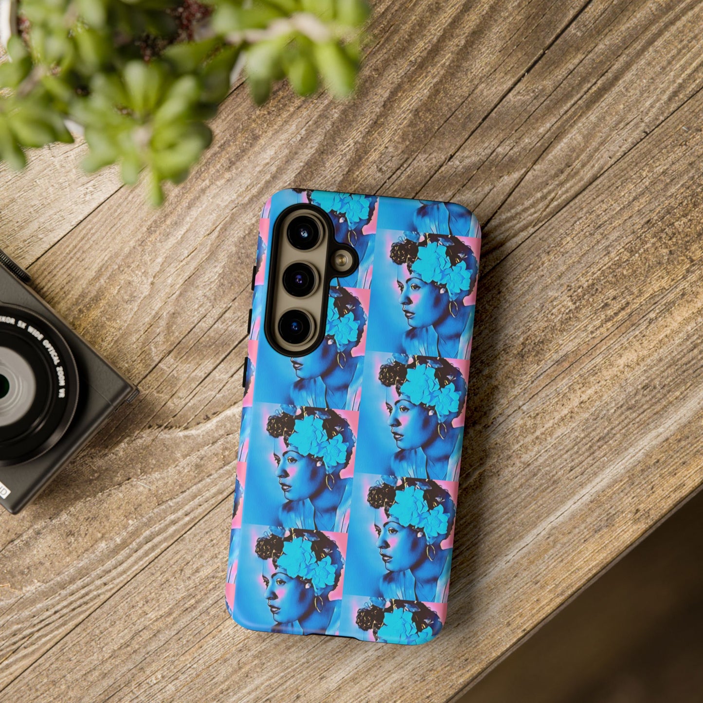 Billie Holiday Cotton Candy Phone Case