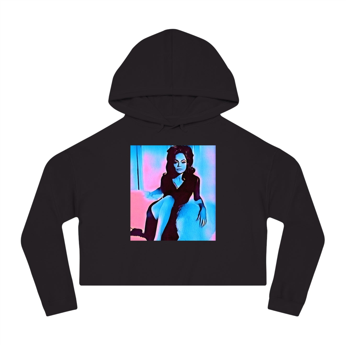 Eartha Kitt Cotton Candy Cropped Hoodie