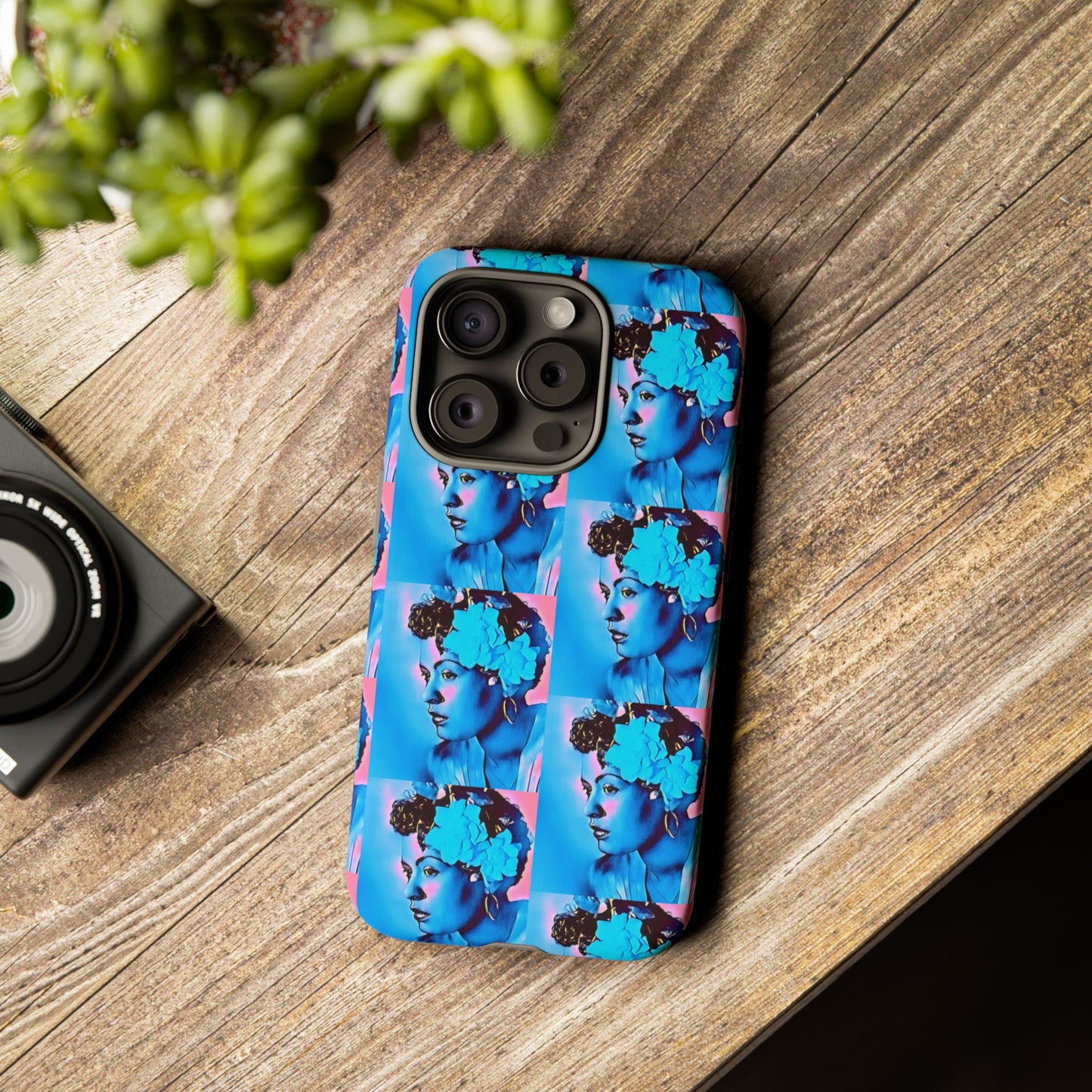 Billie Holiday Cotton Candy Phone Case