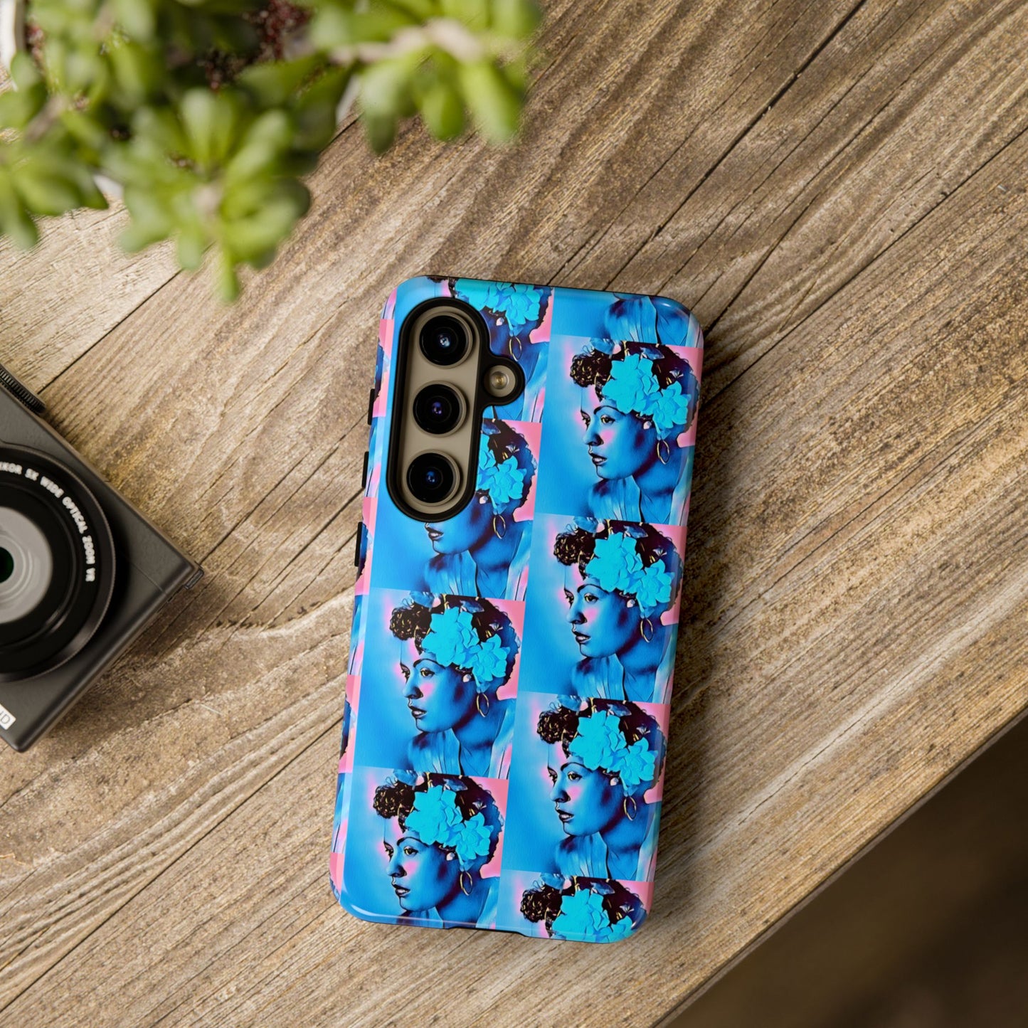 Billie Holiday Cotton Candy Phone Case