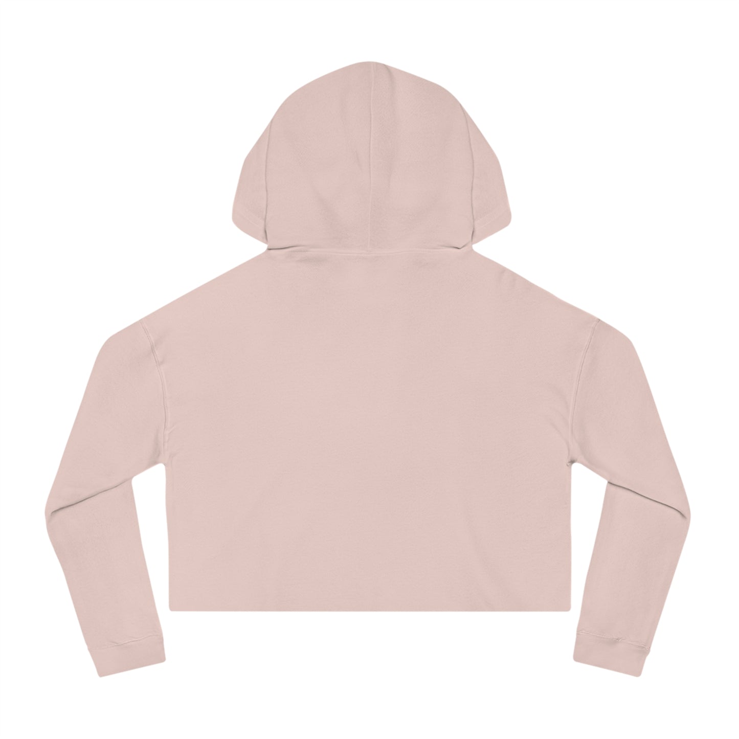 Whitney's Face Card Never Declined Cropped Hoodie