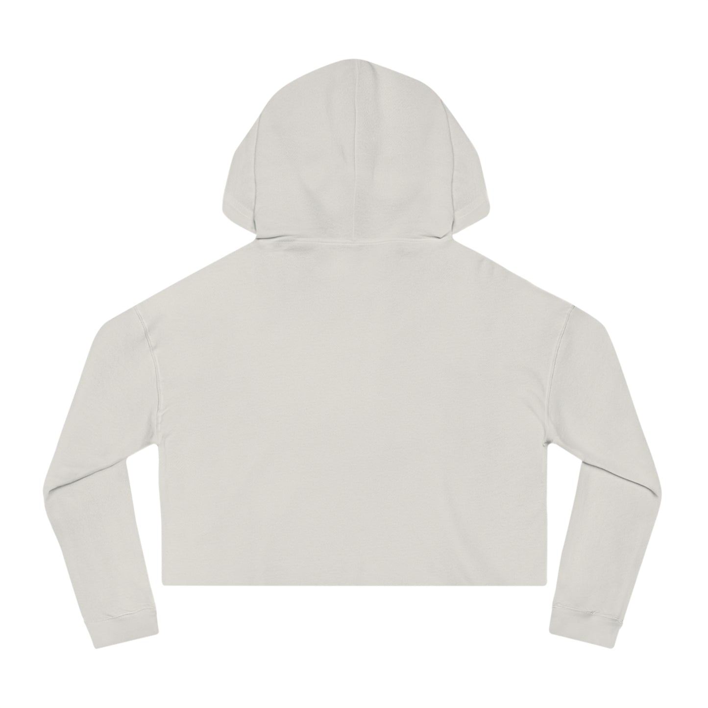 Whitney's Face Card Never Declined Cropped Hoodie