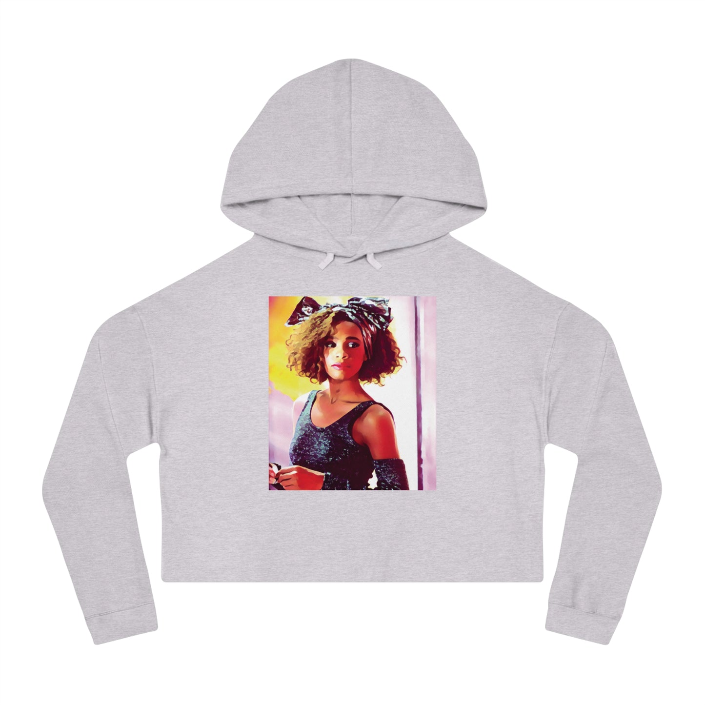 I Love the 80s (Whitney) Cropped Hoodie