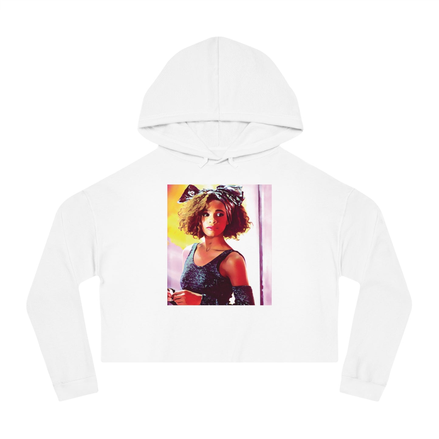 I Love the 80s (Whitney) Cropped Hoodie