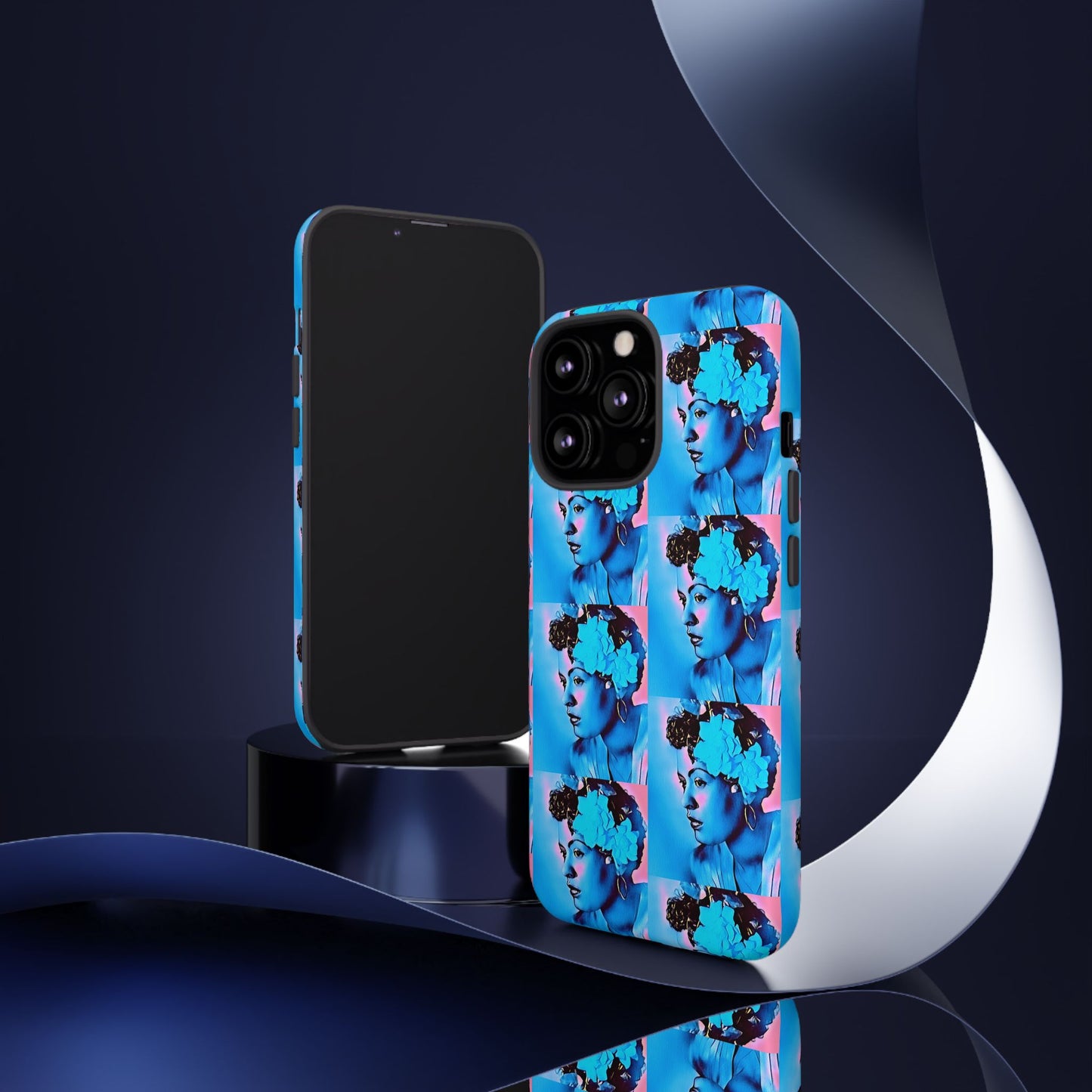 Billie Holiday Cotton Candy Phone Case