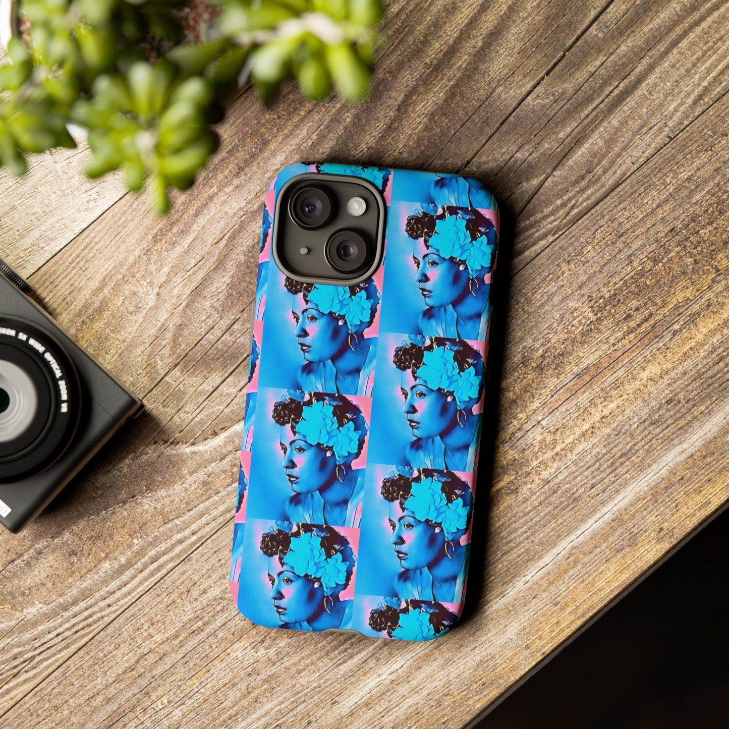 Billie Holiday Cotton Candy Phone Case