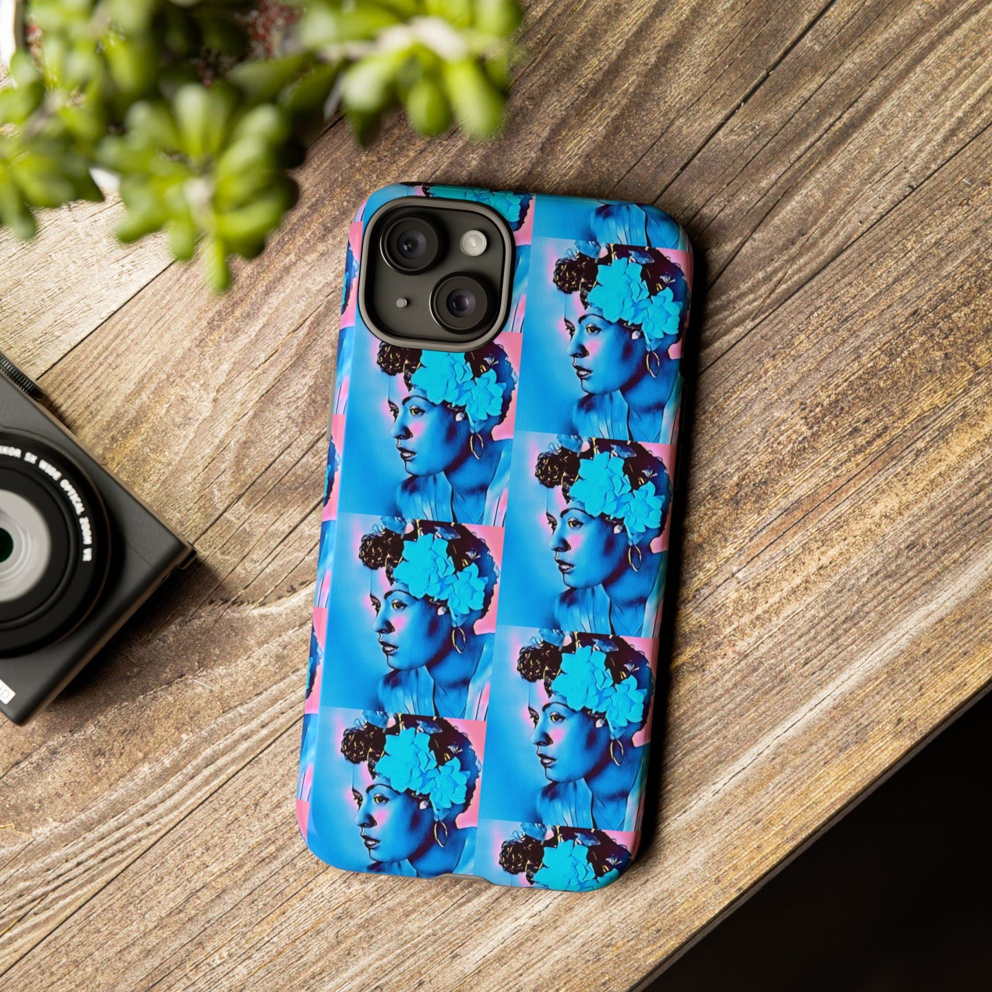 Billie Holiday Cotton Candy Phone Case