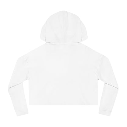 Whitney's Face Card Never Declined Cropped Hoodie