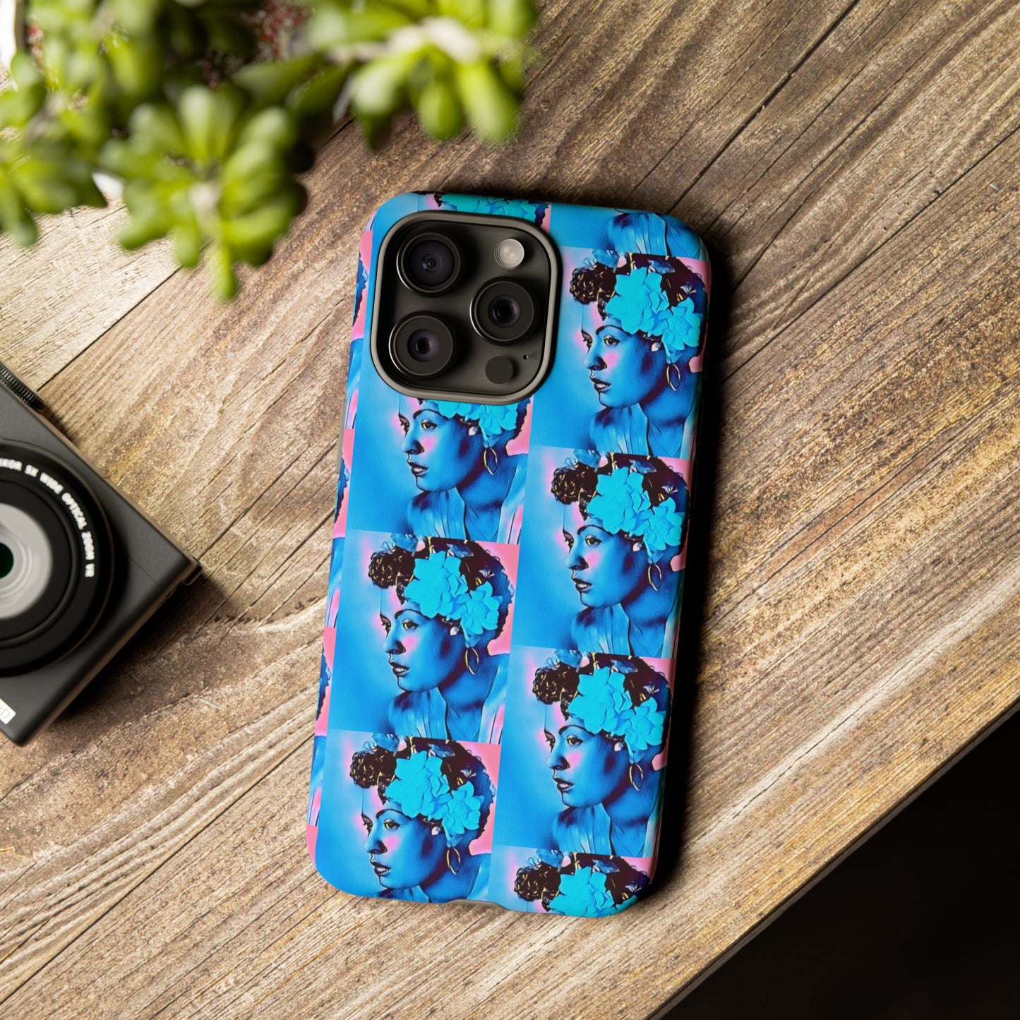 Billie Holiday Cotton Candy Phone Case