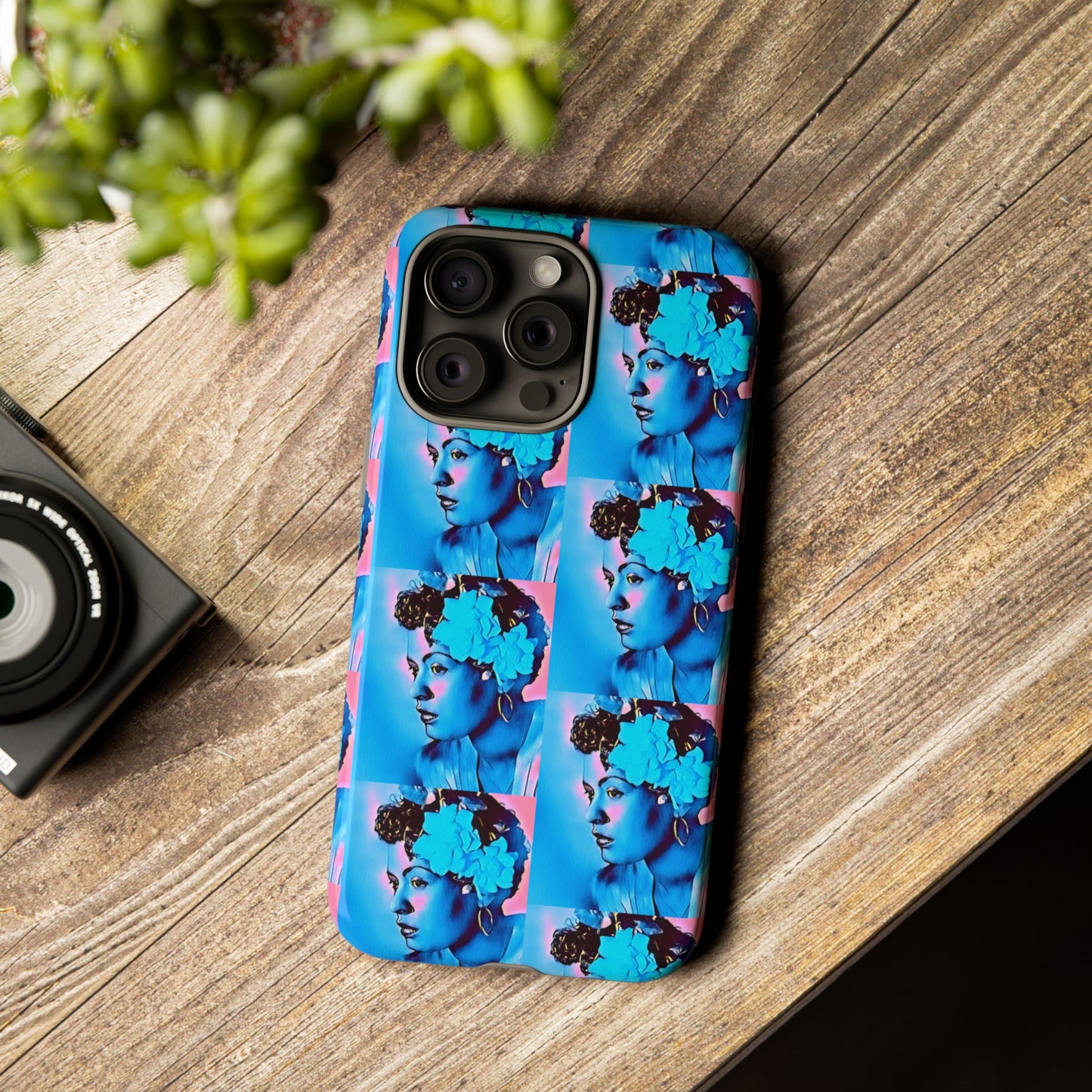 Billie Holiday Cotton Candy Phone Case