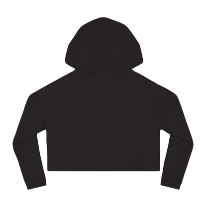 Whitney's Face Card Never Declined Cropped Hoodie