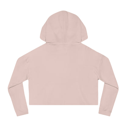 Whitney's Face Card Never Declined Cropped Hoodie