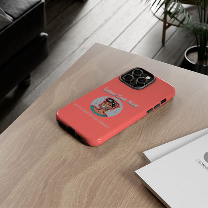 Vintage Belle Noire Logo Phone Case in Coral