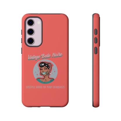 Vintage Belle Noire Logo Phone Case in Coral