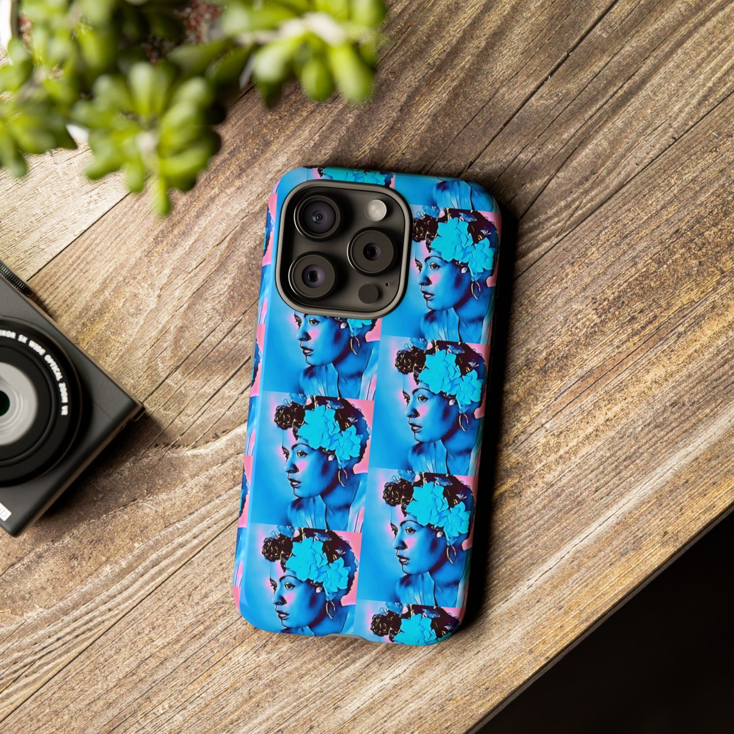 Billie Holiday Cotton Candy Phone Case